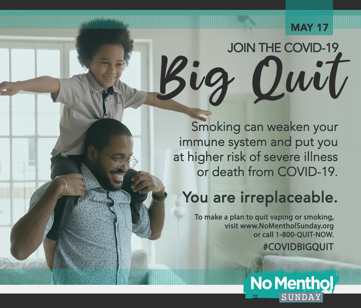 Join the COVID-19 Big Quit - Smoking Cessation Event! | Commission on ...